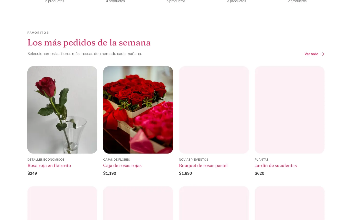 Captura de Arreglos y Flores