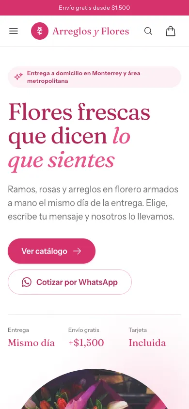 Captura de Arreglos y Flores