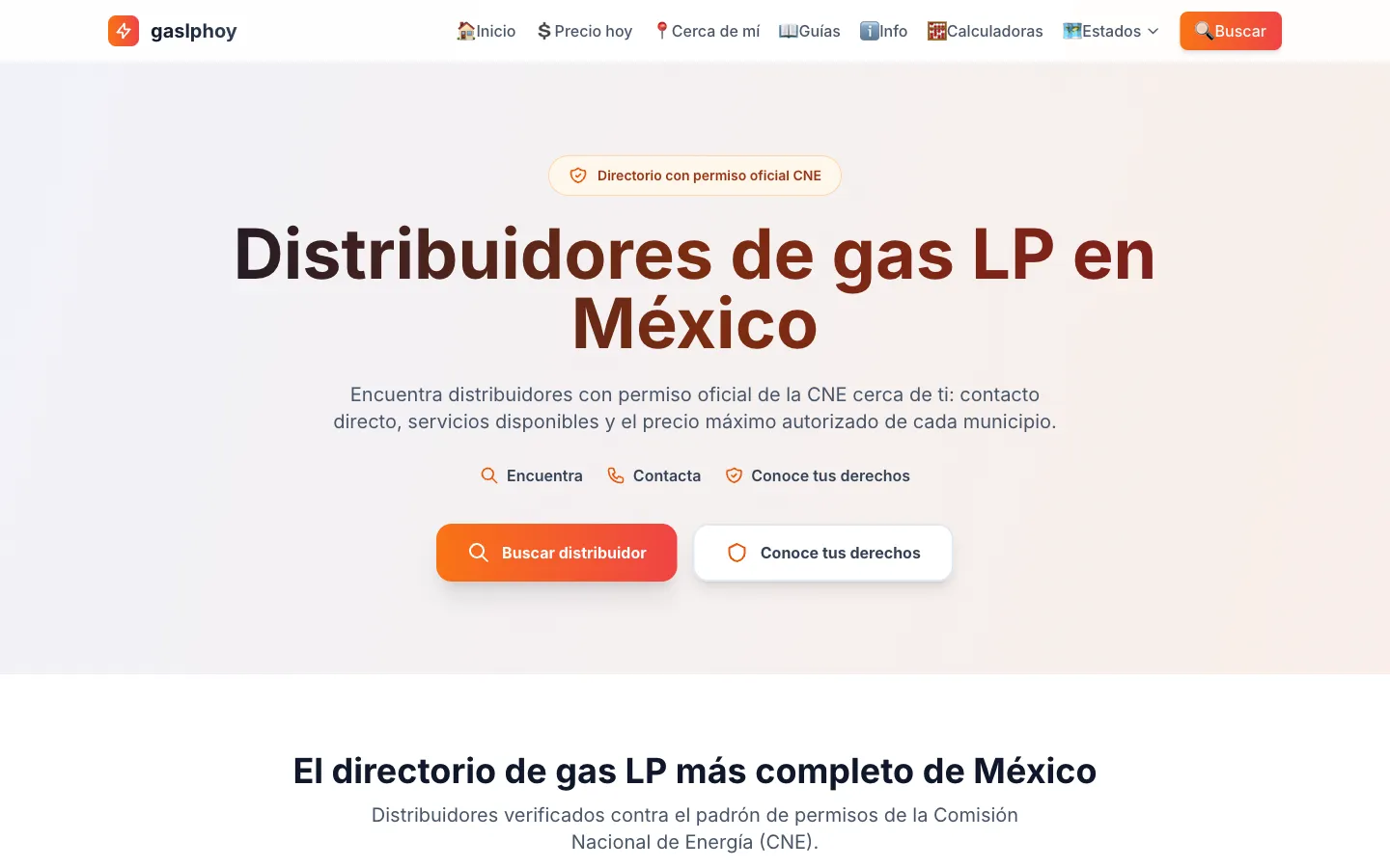 Sitio web de Gas LP Hoy
