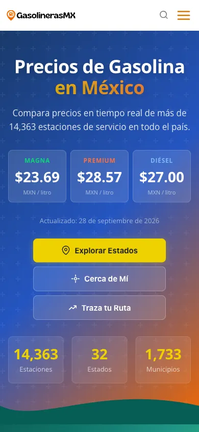 Captura de GasolinerasMX